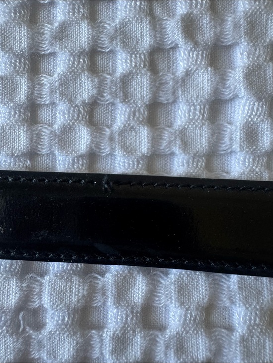 Salvatore Ferragamo Black Leather Belt with Gold Buckle Accent main image 6